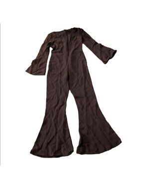 Sies Marjan Silk/Viscose/Elastane Blend Flared Jumpsuit Size 4
